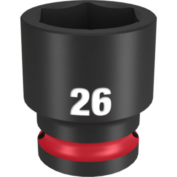 Milwaukee SHOCKWAVE™ Impact Duty 1/2" Drive 26MM Standard 6 Point Socket