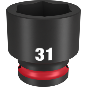 Milwaukee SHOCKWAVE™ Impact Duty 1/2" Drive 31MM Standard 6 Point Socket
