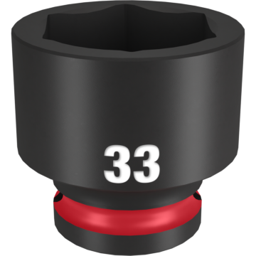 Milwaukee SHOCKWAVE™ Impact Duty 1/2" Drive 33MM Standard 6 Point Socket
