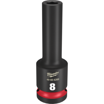 Milwaukee SHOCKWAVE™ Impact Duty 1/2" Drive 8MM Deep 6 Point Socket
