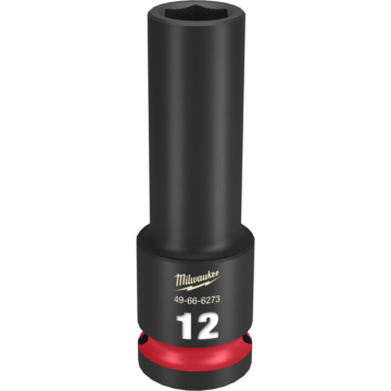 Milwaukee SHOCKWAVE™ Impact Duty 1/2" Drive 12MM Deep 6 Point Socket