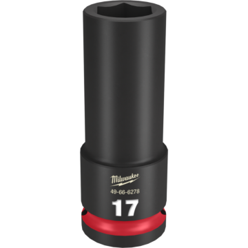 Milwaukee SHOCKWAVE™ Impact Duty 1/2" Drive 17MM Deep 6 Point Socket