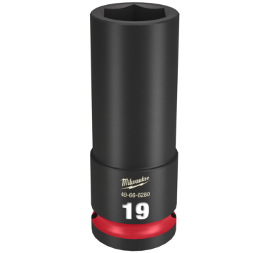 Milwaukee SHOCKWAVE™ Impact Duty 1/2" Drive 19MM Deep 6 Point Socket