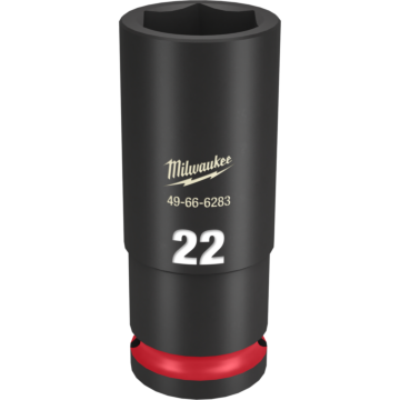 Milwaukee SHOCKWAVE™ Impact Duty 1/2" Drive 22MM Deep 6 Point Socket