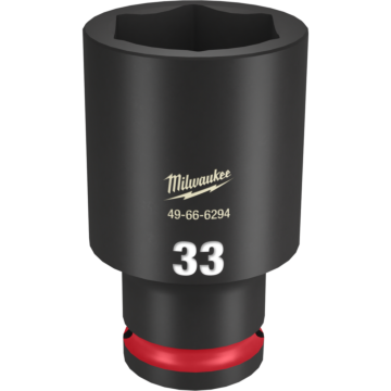 Milwaukee SHOCKWAVE™ Impact Duty 1/2" Drive 33MM Deep 6 Point Socket