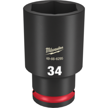 Milwaukee SHOCKWAVE™ Impact Duty 1/2" Drive 34MM Deep 6 Point Socket