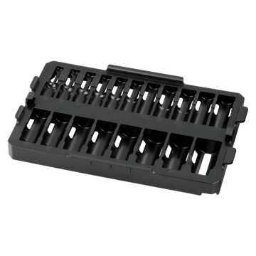 Milwaukee 19PC SHOCKWAVE™ Impact Duty Socket 3/8” Drive MM TRAY ONLY