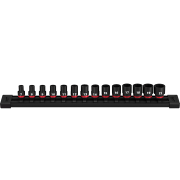 Milwaukee 14PC SHOCKWAVE™ Impact Duty 3/8" Drive Metric Standard 6 Point Socket Set