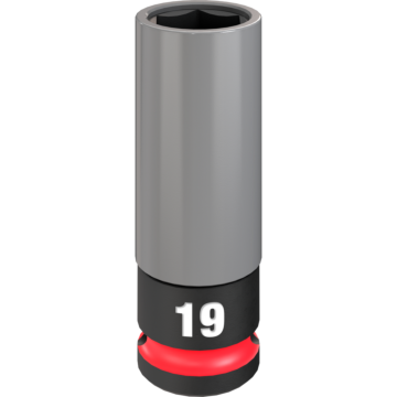 Milwaukee SHOCKWAVE™ Impact Duty 1/2 Drive 19MM Metric Lug Nut Wheel Socket