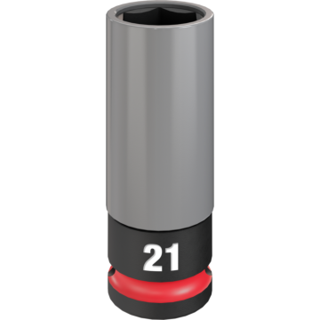 Milwaukee SHOCKWAVE™ Impact Duty 1/2 Drive 21MM Metric Lug Nut Wheel Socket