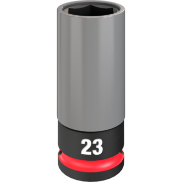 Milwaukee SHOCKWAVE™ Impact Duty 1/2 Drive 23MM Metric Lug Nut Wheel Socket