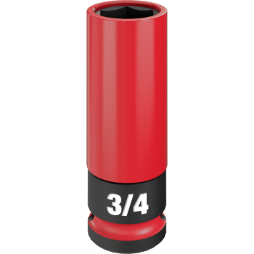 Milwaukee SHOCKWAVE™ Impact Duty 1/2 Drive 3/4" SAE Lug Nut Wheel Socket