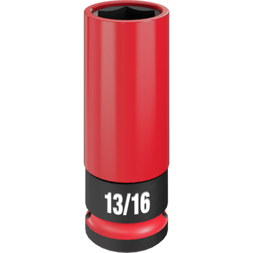 Milwaukee SHOCKWAVE™ Impact Duty 1/2 Drive 13/16" SAE Lug Nut Wheel Socket