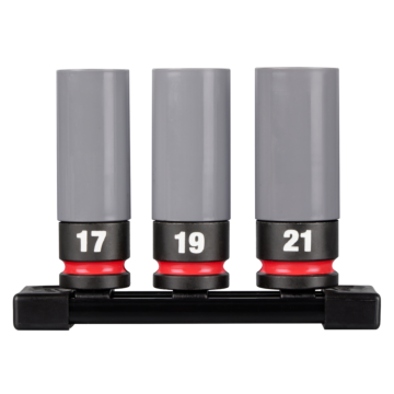 Milwaukee SHOCKWAVE™ Impact Duty 1/2 Drive Metric 3PC Lug Nut Wheel Socket Set
