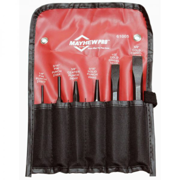 Mayhew Tools 6 Pc Pro Punch & Chisel Kit