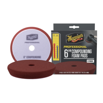 Meguiars Foam Compounding Pad (Red - 2pk) 6 in.