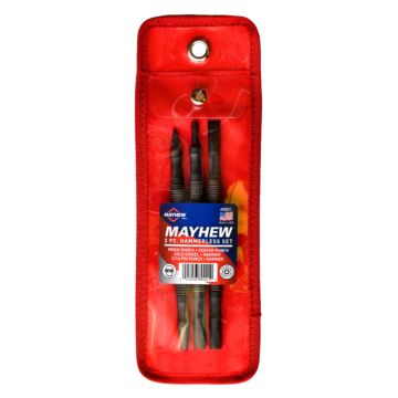 Mayhew Tools Black Round Standard Hammerless Set