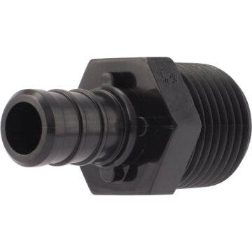 SHARKBITE SharkBite 1/2 In. Barb x 1/2 In. MPT Poly-Alloy PEX Adapter