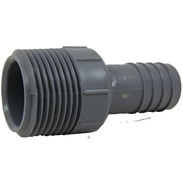 Plumbeeze 1" x 3/4" INSERT MALE ADAPTOR - POLY