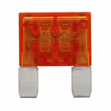 Edison Eaton Bussmann series MAX MAXI fuse, Color code orange, 32 Vdc, 40A, 1 kAIC, Non Indicating, MAXI fuse, Blade end, Colored plastic housing, zinc fuse element