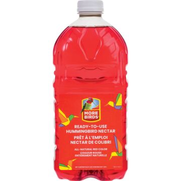 More Birds Ready To Use Liquid Hummingbird Nectar - 64 oz
