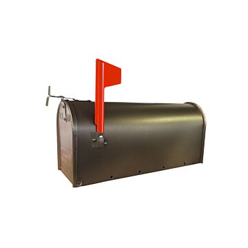 Fulton 18-3/4 in 6-7/8 in 8-3/4 in Standard Post Mount Mailbox