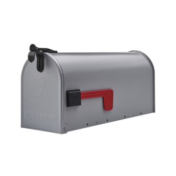 Fulton 18-3/4 in 6-7/8 in 8-3/4 in Standard Post Mount Mailbox
