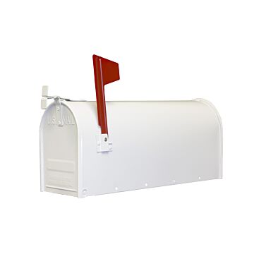 Fulton 18-3/4 in 6-7/8 in 8-3/4 in Standard Post Mount Mailbox