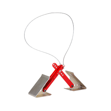Fastway® ONESTEP™ Fastway Trailer Products ONESTEP™ 84-00-4000 16-24 in Tandem Axle Stabilizing Wheel Chock