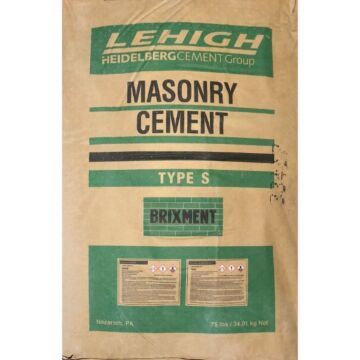 Lehigh 75 lb Multi-Walled Bag Type S Mortar Cement