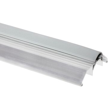M-D Building Products 3-3/4 In. x 1-1/8 In. x 36 In. Silver Aluminum and Vinyl Heavy-Duty High-Profile Threshold