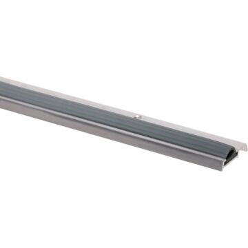M-D Building Products 1-3/8 In. x 7/16 In. x 36 In. Silver Aluminum and Vinyl Mini Low-Profile Threshold