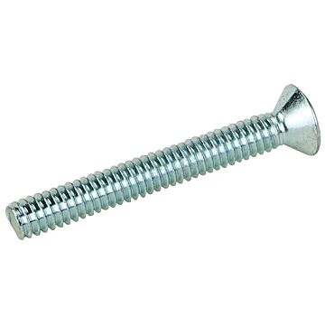 1/4"-20 x 2" Phillips Flat Head, Machine Screw, Zinc 