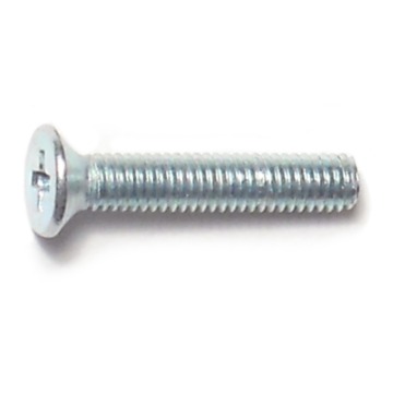 3 mm - 0.50 x 16 mm Phillips Flat Head, Machine Screw, Zinc 