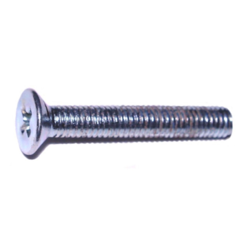 3 mm - 0.50 x 20 mm Phillips Flat Head, Machine Screw, Zinc 