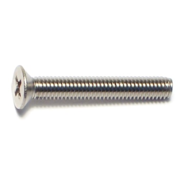 3 mm - 0.50 x 20 mm Machine Screw, Phillips Flat Head, Zinc 
