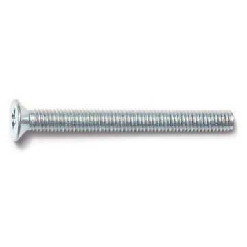 3 mm - 0.50 x 30 mm Phillips Flat Head, Machine Screw, Zinc 