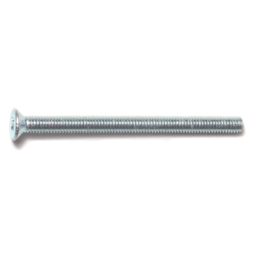 3 mm - 0.50 x 40 mm Phillips Flat Head, Machine Screw, Zinc 