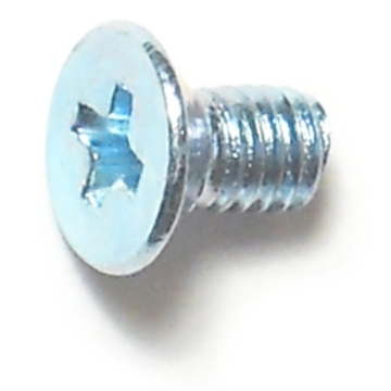 3 mm - 0.50 x 5 mm Phillips Flat Head, Machine Screw, Zinc 