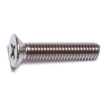 4 mm - 0.70 x 20 mm Machine Screw, Phillips Flat Head, Zinc 