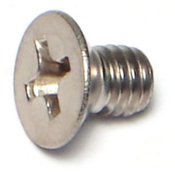 4 mm - 0.70 x 6 mm Machine Screw, Phillips Flat Head, Zinc 