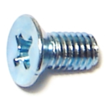 4 mm - 0.70 x 8 mm Phillips Flat Head, Machine Screw, Zinc 