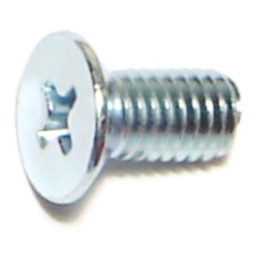 5 mm - 0.80 x 10 mm Phillips Flat Head, Machine Screw, Zinc 