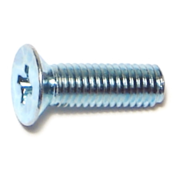5 mm - 0.80 x 16 mm Phillips Flat Head, Machine Screw, Zinc 