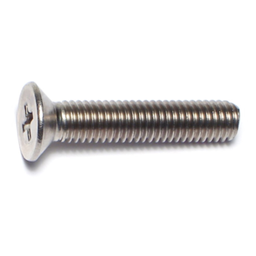5 mm - 0.80 x 25 mm Machine Screw, Phillips Flat Head, Stainless Steel 