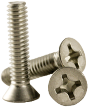 Star Stainless #6 1/2 in Flat Countersunk Head Phillips Machine Screw