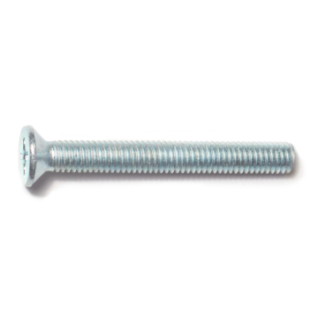 6 mm - 1.00 x 50 mm Phillips Flat Head, Machine Screw, Zinc 