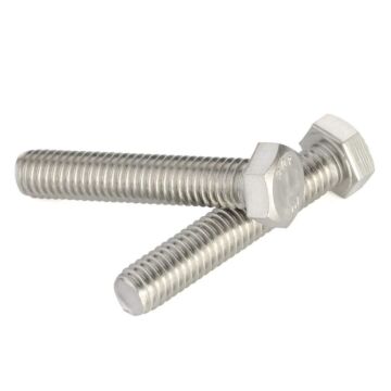 Titan™ #10-24 3 in Indented Hex/Unslotted Head Machine Screw