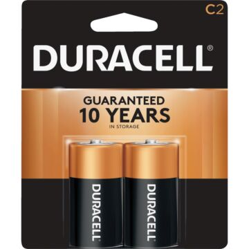 DuraCell CopperTop C Alkaline Battery (2-Pack)