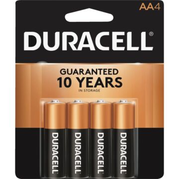 DuraCell CopperTop AA Alkaline Battery (4-Pack)